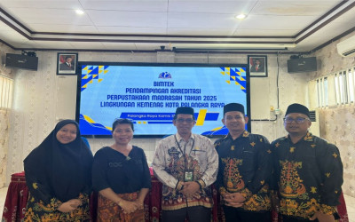 Menuju Perpustakaan Unggul, MTs Terpadu Berkah Ikuti Bimtek Pendampingan Akreditasi Perpustakaan Madrasah 2025