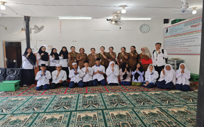 Kunjungan Sosialisasi Kesehatan dari Puskesmas di MTs Terpadu Berkah Palangkaraya