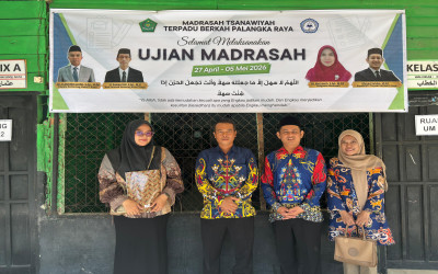 Monitoring dan Evaluasi Penmad Kemenag Palangka Raya Pastikan Ujian Madrasah MTs Terpadu Berkah Berjalan Optimal